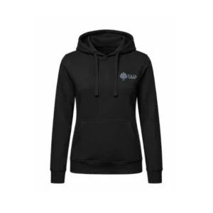 Czarna bluza damska z haftem