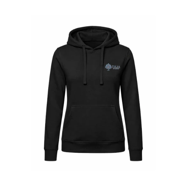 Czarna bluza damska z haftem